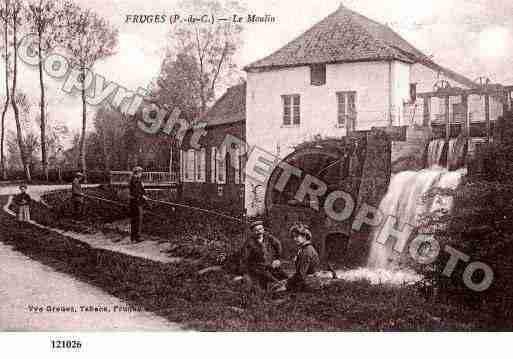 Ville de FRUGES, carte postale ancienne