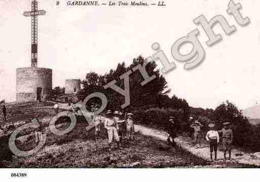 Ville de GARDANNE, carte postale ancienne