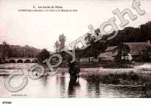 Ville de GRIMBOSQ, carte postale ancienne