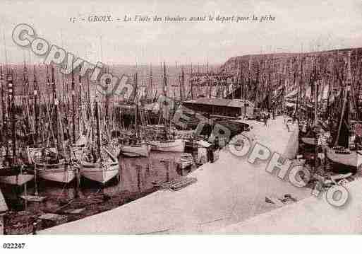 Ville de GROIX, carte postale ancienne