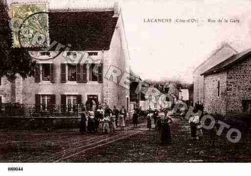 Ville de LACANCHE, carte postale ancienne