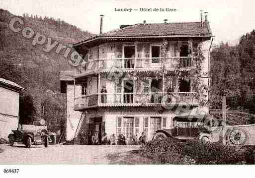 Ville de LANDRY, carte postale ancienne