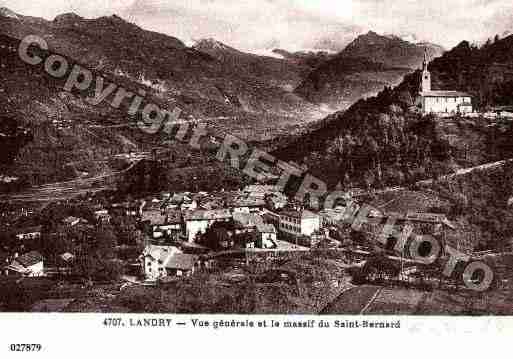 Ville de LANDRY, carte postale ancienne