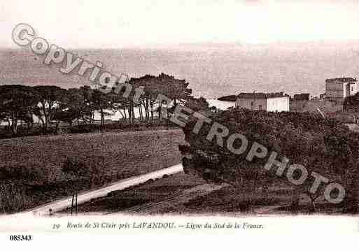 Ville de LAVANDOU(LE), carte postale ancienne