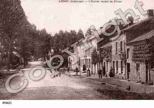 Ville de LONNY, carte postale ancienne