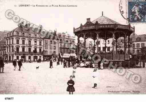 Ville de LORIENT, carte postale ancienne