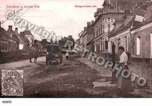 Ville de LUCHEUX, carte postale ancienne