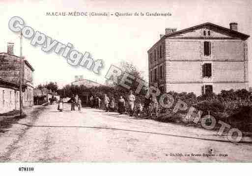 Ville de MACAU, carte postale ancienne