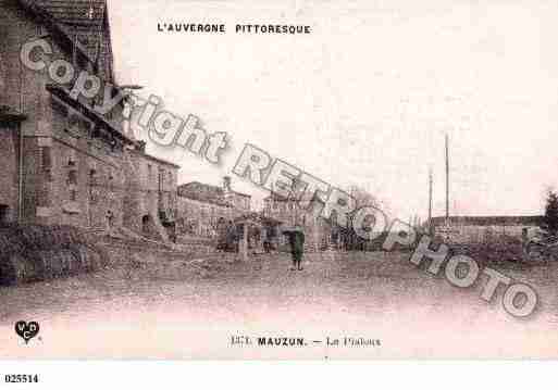 Ville de MAUZUN, carte postale ancienne