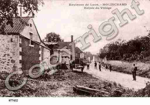 Ville de MOLINCHART, carte postale ancienne