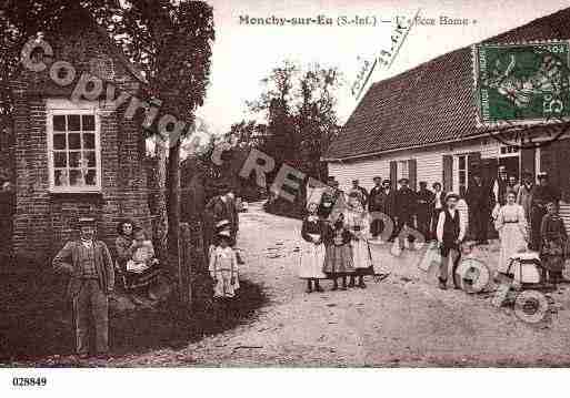 Ville de MONCHYSUREU, carte postale ancienne