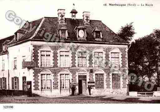 Ville de MORBECQUE, carte postale ancienne