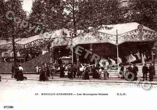 Ville de NEUILLYSURSEINE, carte postale ancienne