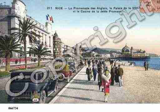 Ville de NICE, carte postale ancienne