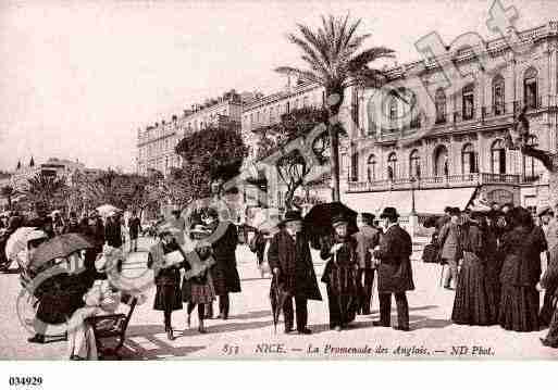 Ville de NICE, carte postale ancienne