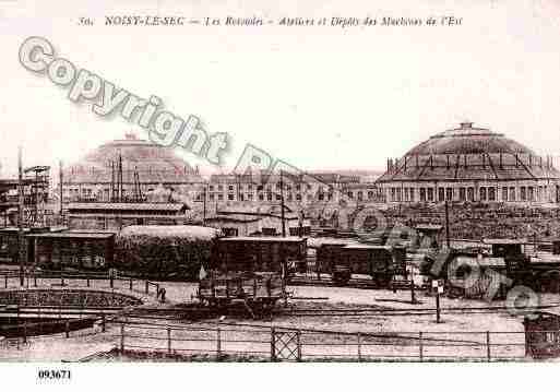 Ville de NOISYLESEC, carte postale ancienne