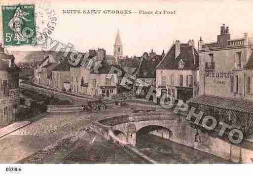 Ville de NUITSSAINTGEORGES, carte postale ancienne