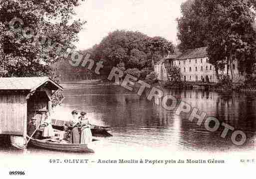 Ville de OLIVET, carte postale ancienne