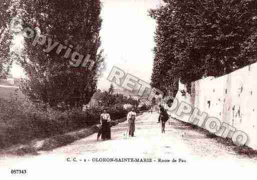 Ville de OLORONSAINTEMARIE, carte postale ancienne