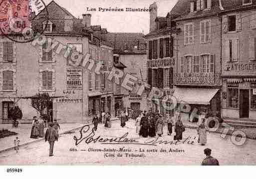 Ville de OLORONSAINTEMARIE, carte postale ancienne