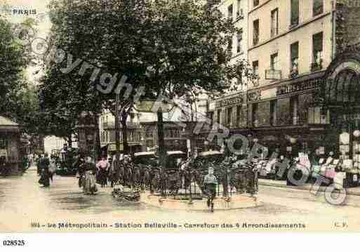 Ville de PARIS20, carte postale ancienne