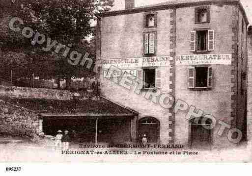 Ville de PERIGNATSURALLIER, carte postale ancienne