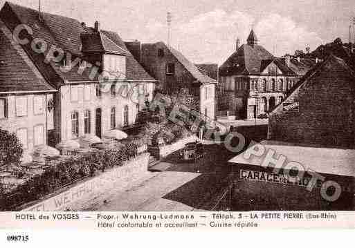 Ville de PETITEPIERRE(LA), carte postale ancienne