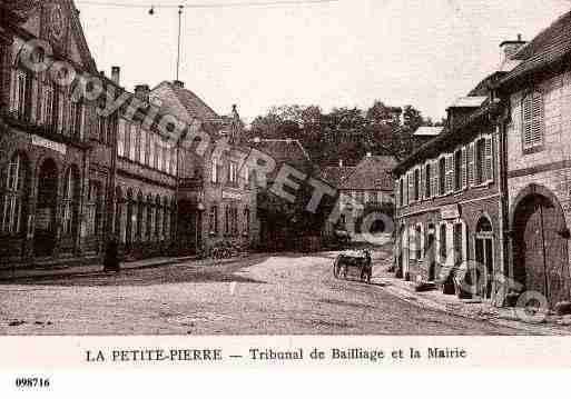 Ville de PETITEPIERRE(LA), carte postale ancienne