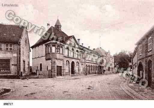 Ville de PETITEPIERRE(LA), carte postale ancienne