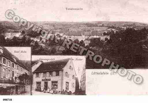 Ville de PETITEPIERRE(LA), carte postale ancienne