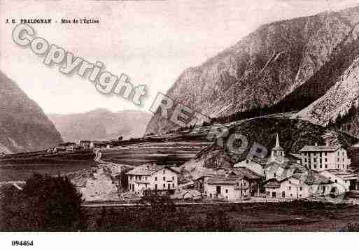 Ville de PRALOGNANLAVANOISE, carte postale ancienne