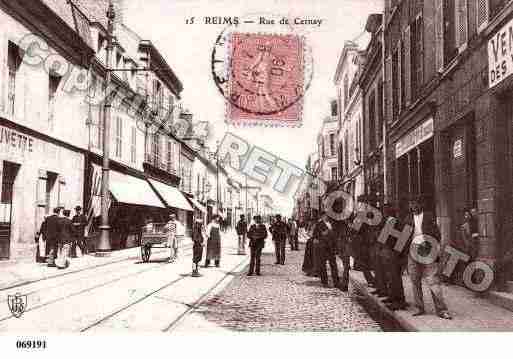 Ville de REIMS, carte postale ancienne