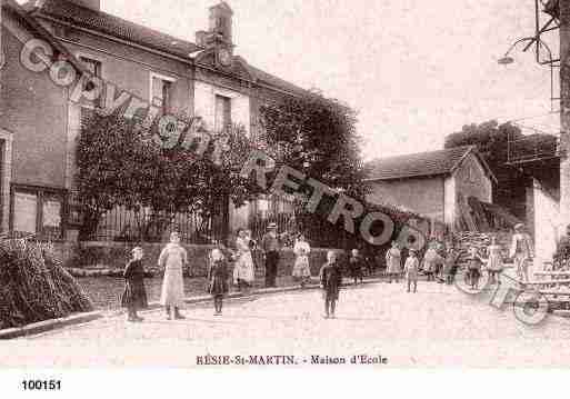 Ville de RESIESTMARTIN(LA), carte postale ancienne