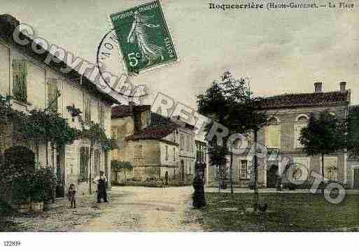 Ville de ROQUESERIERE, carte postale ancienne