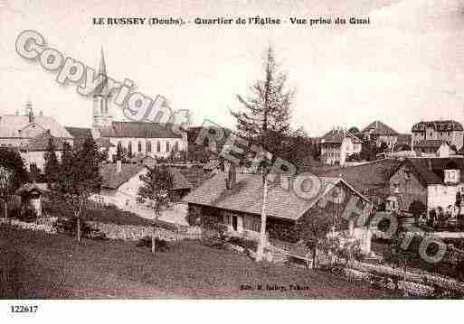 Ville de RUSSEY(LE), carte postale ancienne