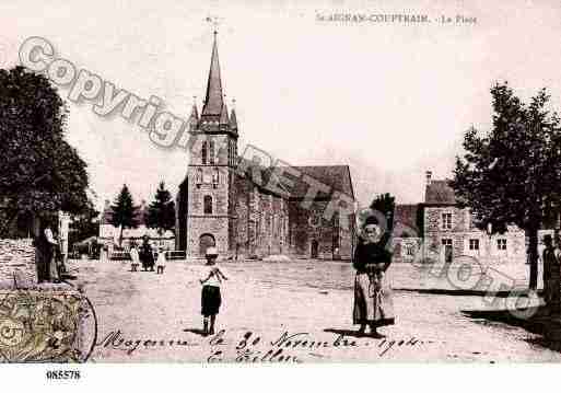 Ville de SAINTAIGNANDECOUPTRAIN, carte postale ancienne