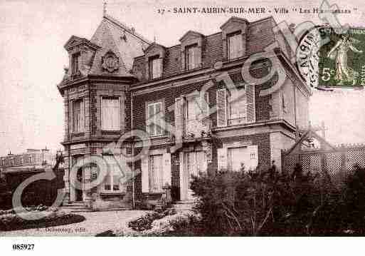 Ville de SAINTAUBINSURMER, carte postale ancienne