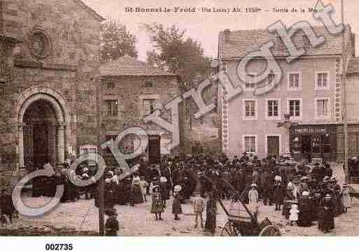 Ville de SAINTBONNETLEFROID, carte postale ancienne