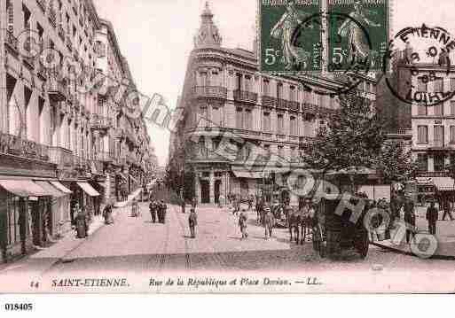 Ville de SAINTETIENNE, carte postale ancienne