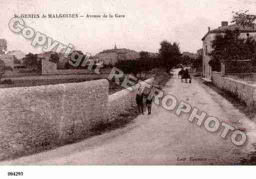 Ville de SAINTGENIESDEMALGOIRES, carte postale ancienne Ville de SAINTGENIESDEMALGOIRES, carte postale ancienne