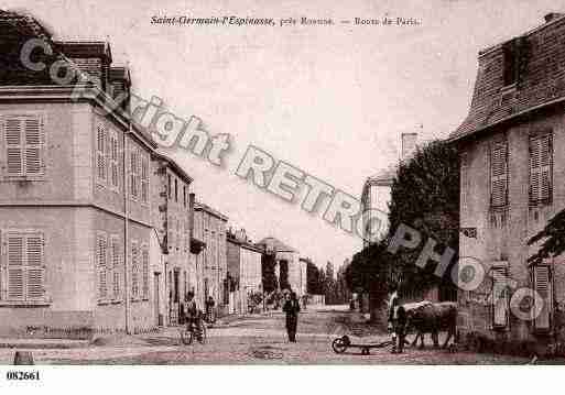 Ville de SAINTGERMAINLESPINASSE, carte postale ancienne