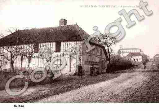 Ville de SAINTJEANDEBONNEVAL, carte postale ancienne