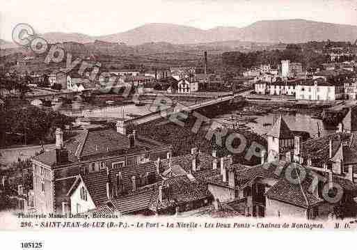 Ville de SAINTJEANDELUZ, carte postale ancienne