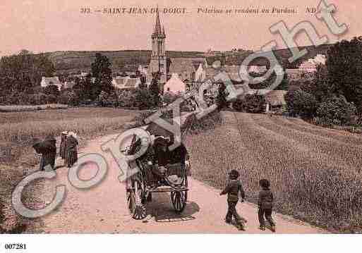 Ville de SAINTJEANDUDOIGT, carte postale ancienne