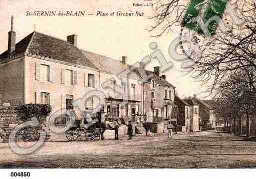 Ville de SAINTSERNINDUPLAIN, carte postale ancienne