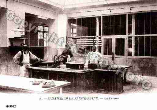 Ville de SAINTEFEYRE, carte postale ancienne