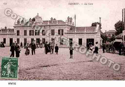 Ville de SANNOIS, carte postale ancienne