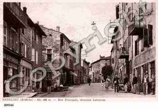 Ville de SATILLIEU, carte postale ancienne