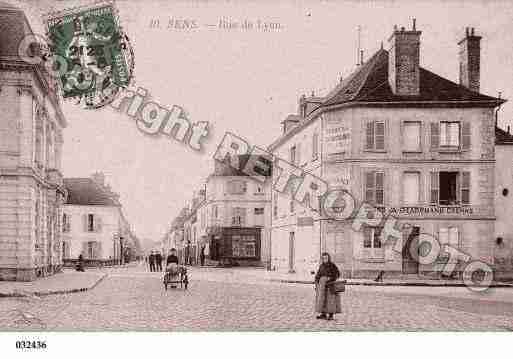 Ville de SENS, carte postale ancienne