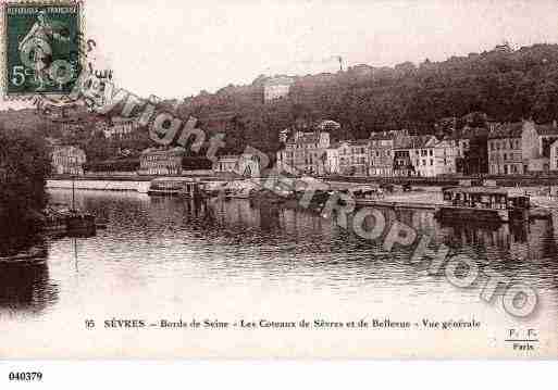 Ville de SEVRES, carte postale ancienne